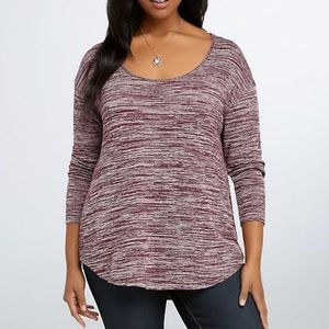 Torrid size 2 purple marbled long sleeve